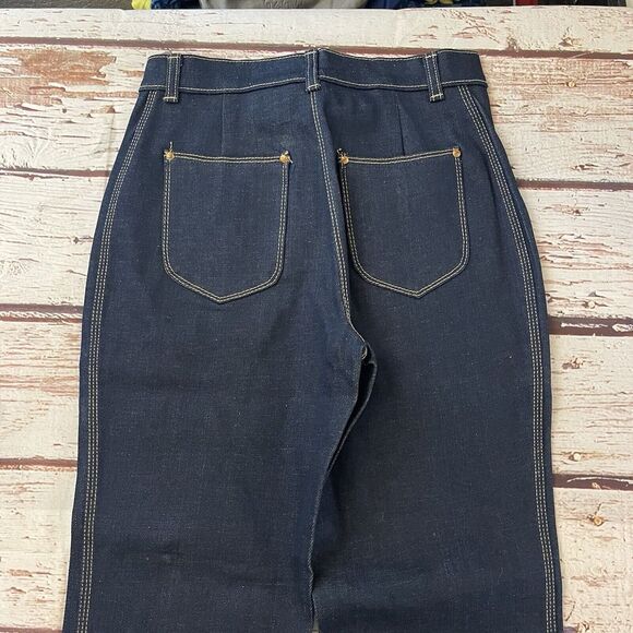 Vintage 70s Sears Action Blues‎ Flex Jeans Denim Women's 12 Petite Inseam 32" - Picture 13 of 16